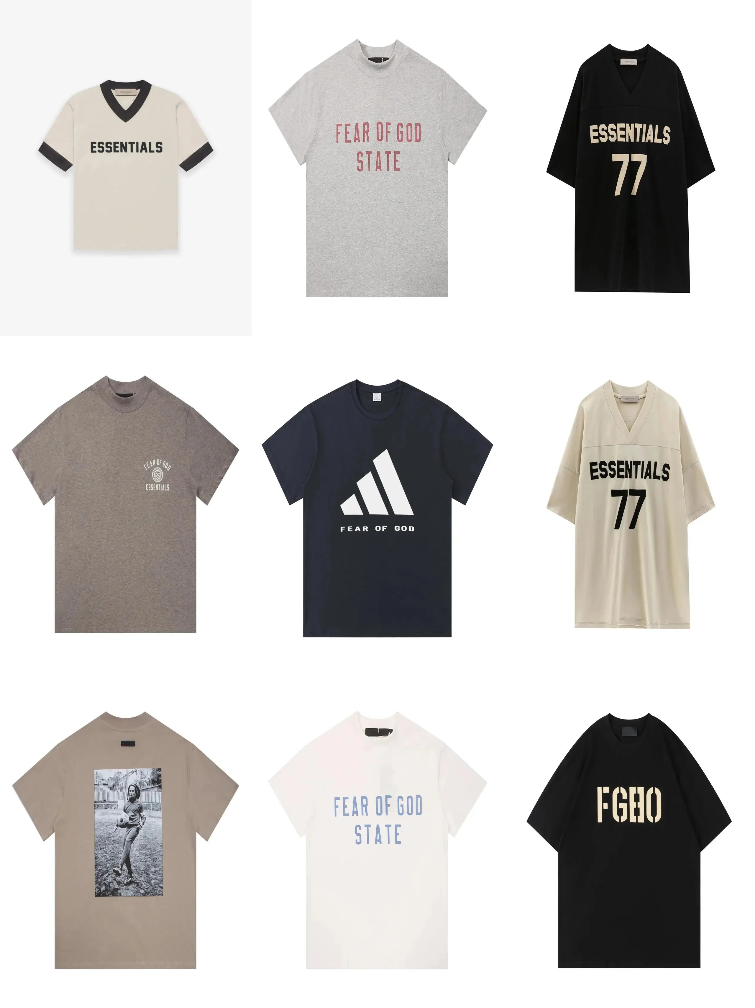 Fear of God Essentials T-Shirts Collection