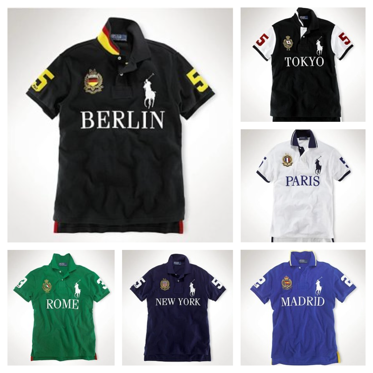 Polo Ralph Lauren City Series Polo Shirt Men's Fashion