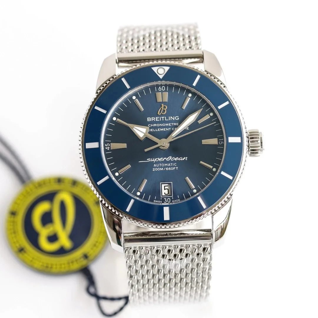 Breitling SuperOcean Automatic Blue Dial Stainless Steel Watch