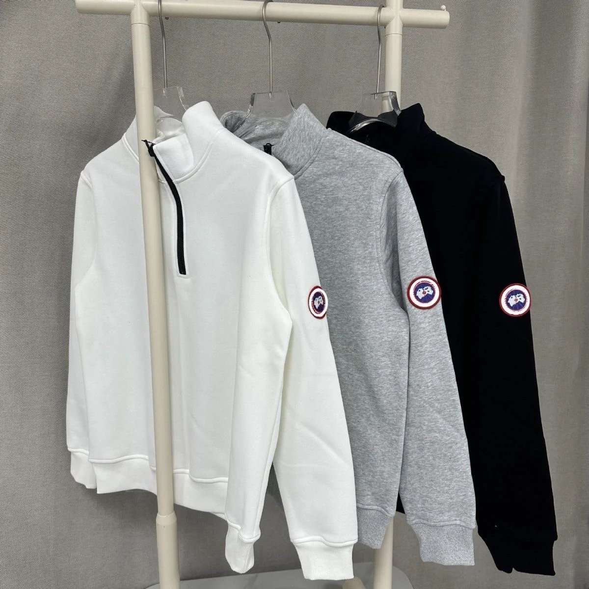 Canada Goose Half-Zip Sweatshirt for Men and Women