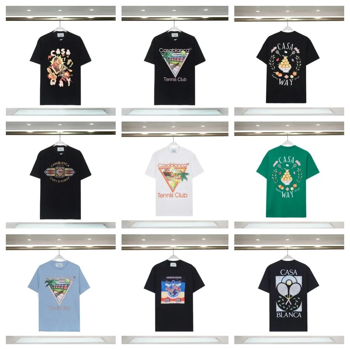 Casablanca Tennis Club T-Shirt Collection