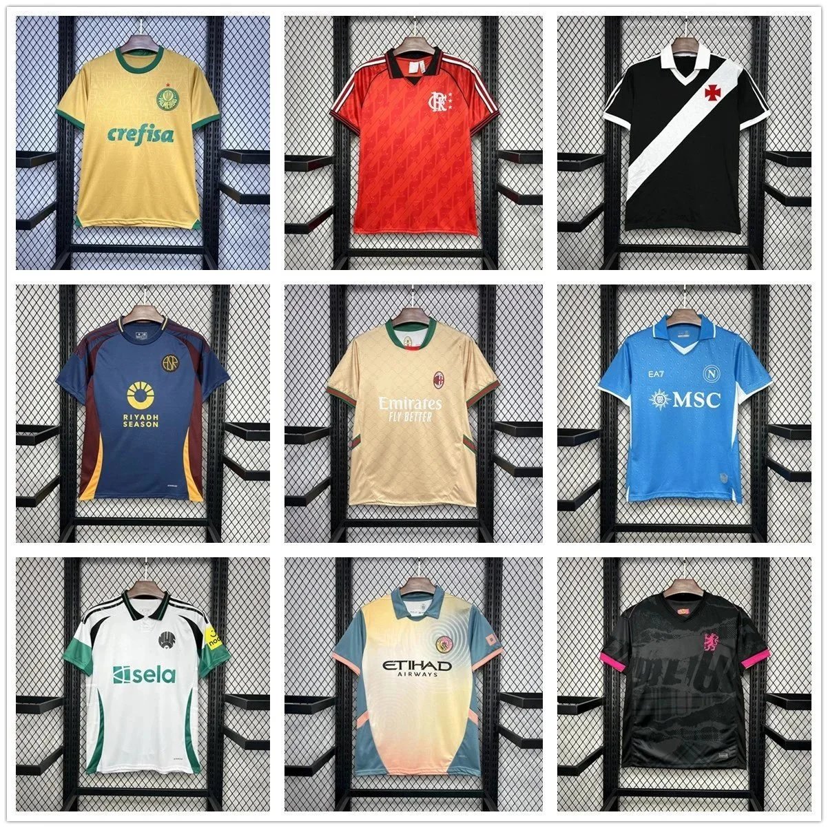 Official Football Club Jerseys Collection 2023-2024