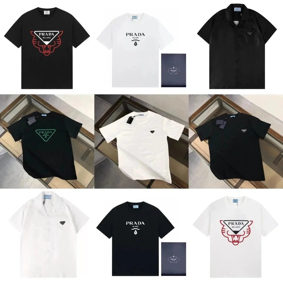 Prada Milano T-Shirts and Short Sleeve Shirts for Men