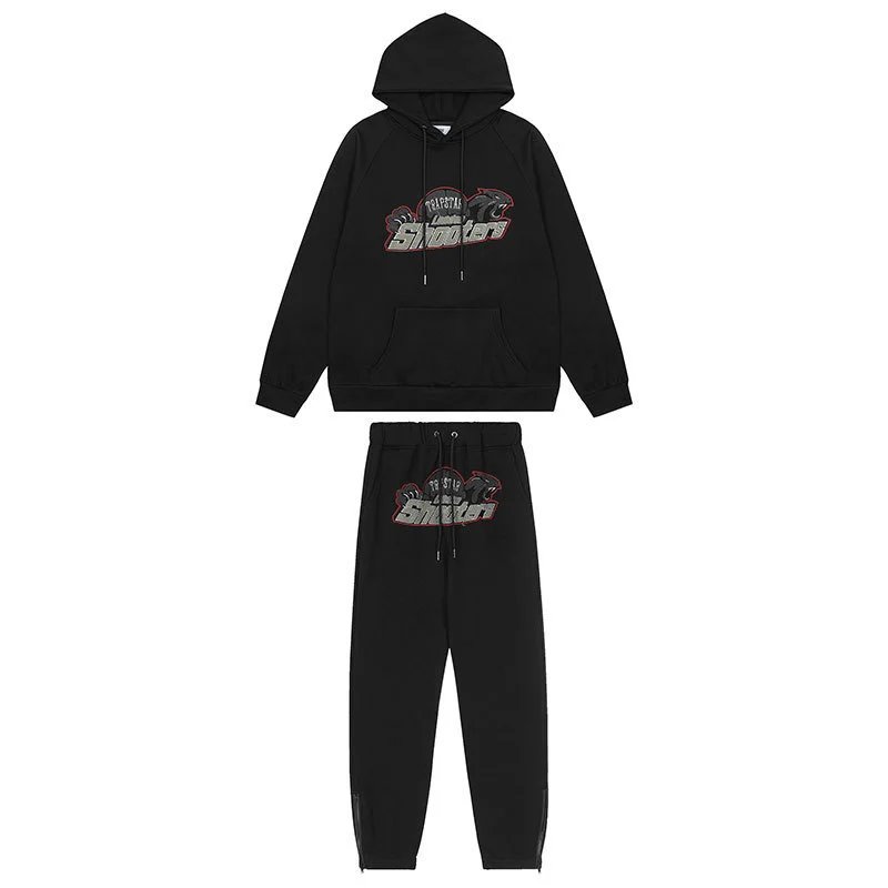 Perpetual Shooters Black Hoodie and Jogger Set