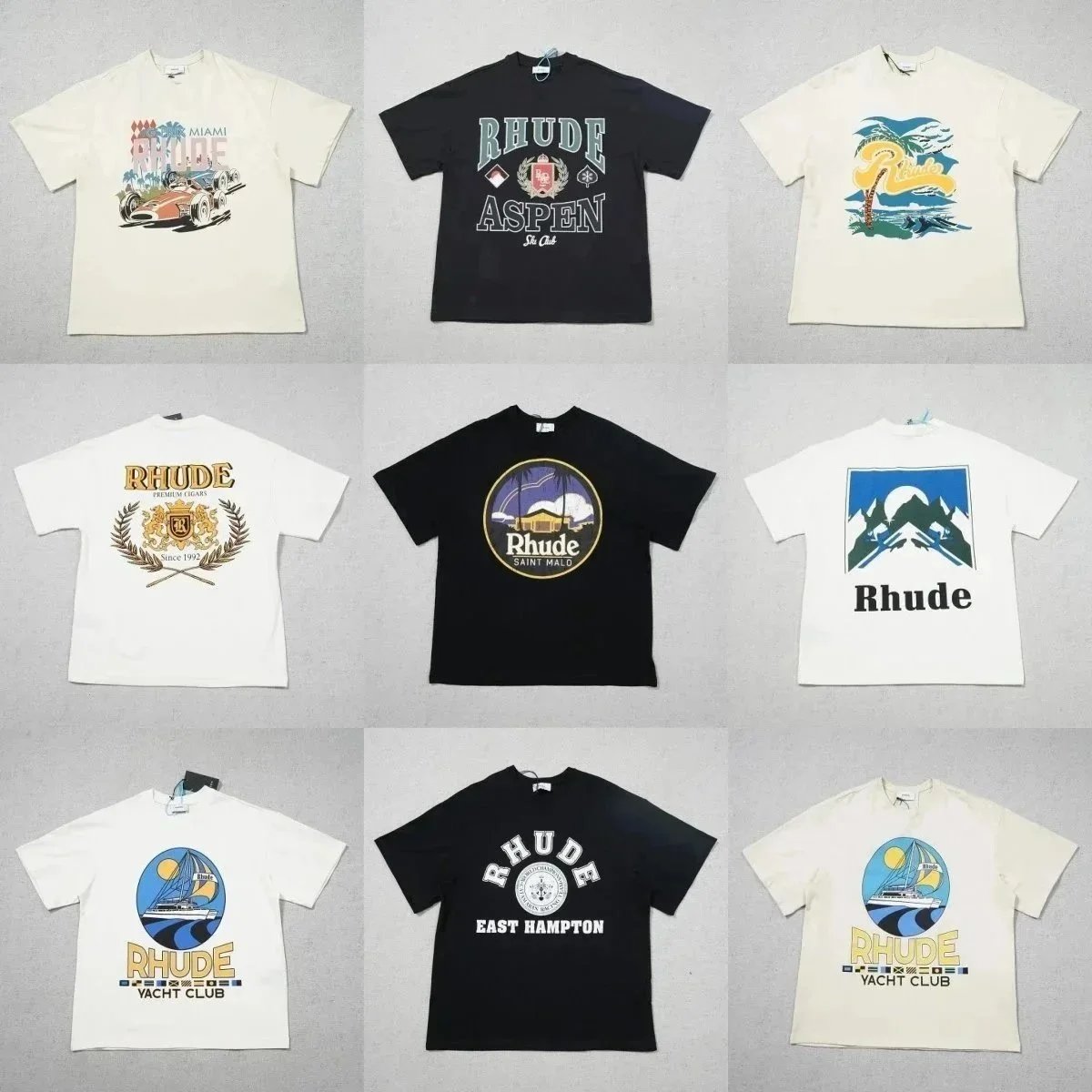 Rhude T-Shirts Collection - Premium Streetwear Design