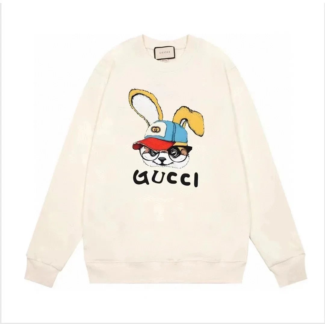 Gucci Rabbit Print Crewneck Sweatshirt