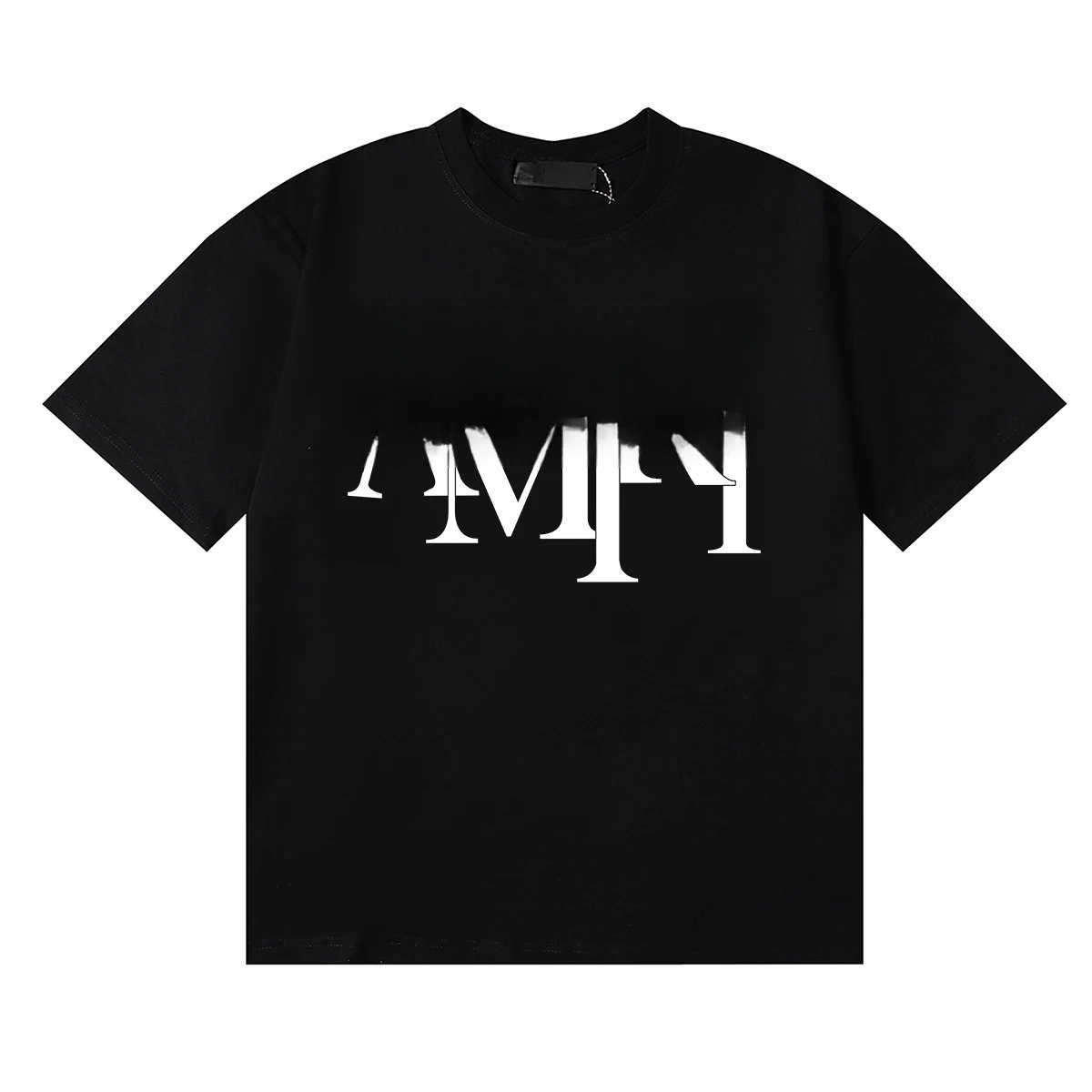 AMPH Oversized Black T-Shirt with Bold White Logo