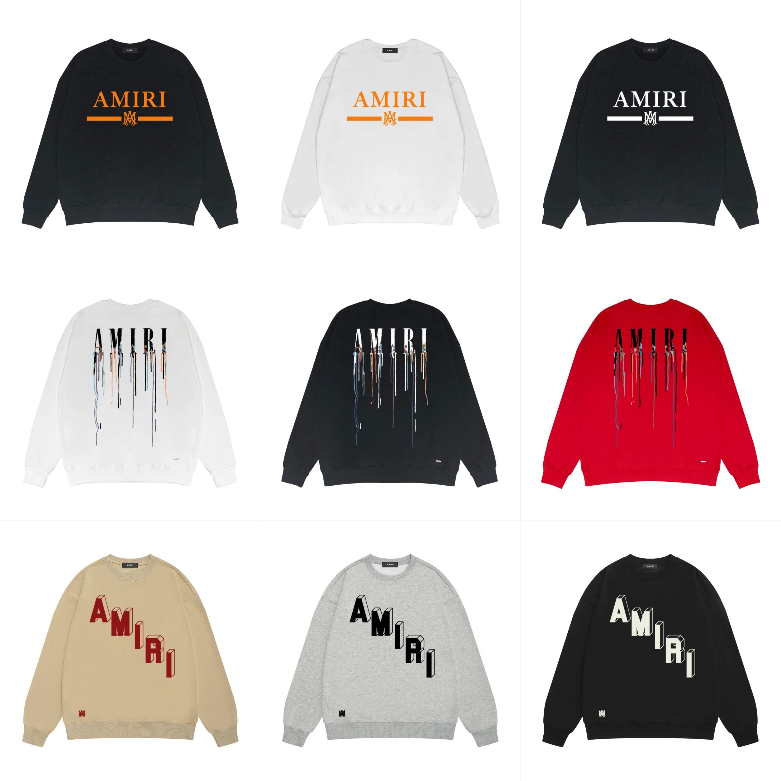 AMIRI Logo Sweatshirt Collection - Premium Streetwear Sweaters