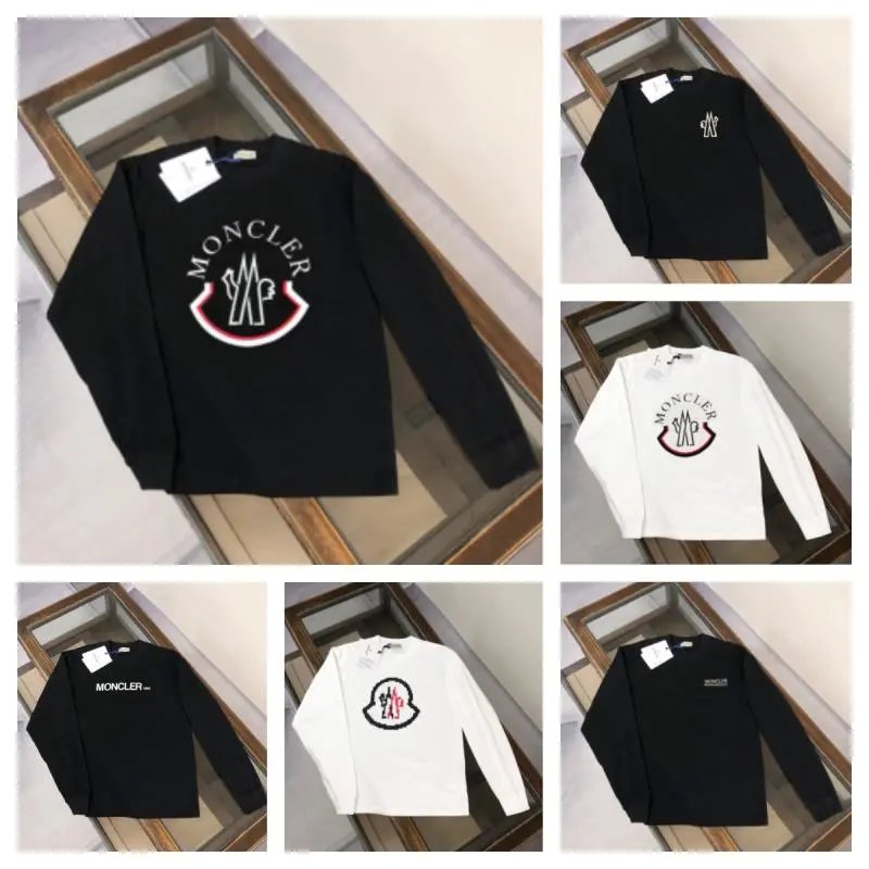 Moncler Logo Long Sleeve T-Shirt for Men and Women