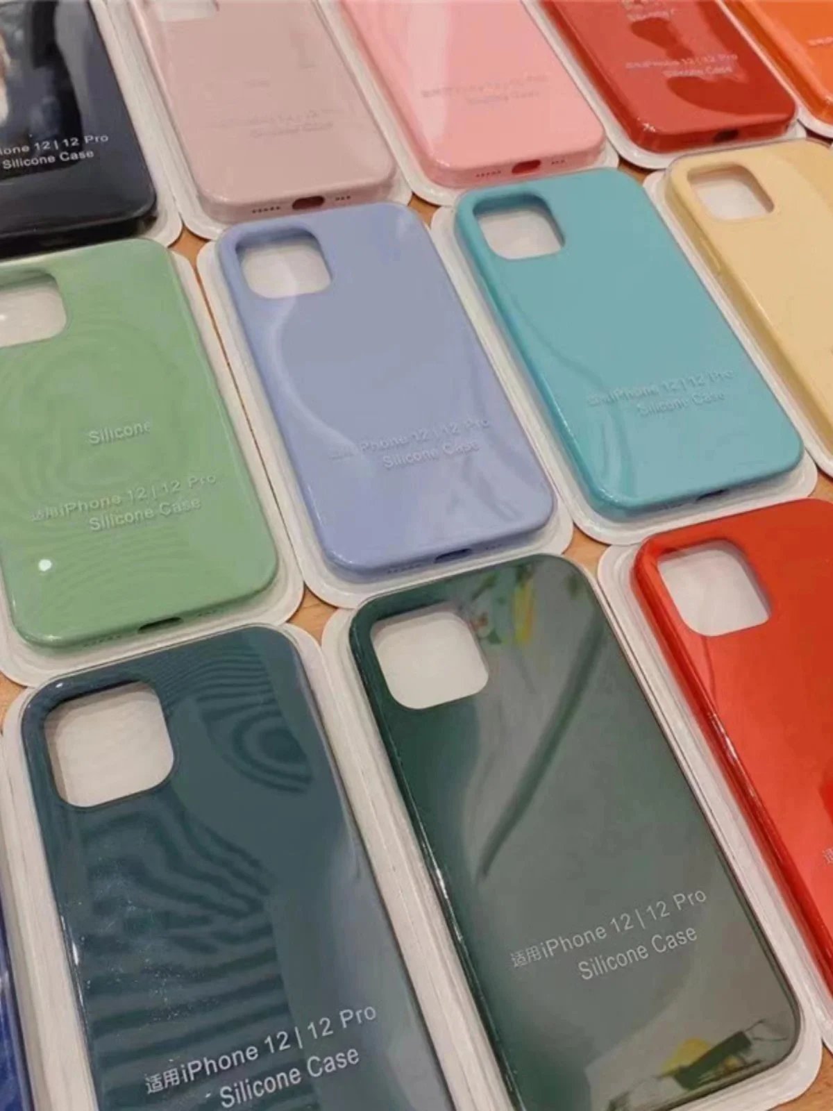 iPhone 12 Silicone Case - Soft Protective Cover for iPhone 12 & 12 Pro