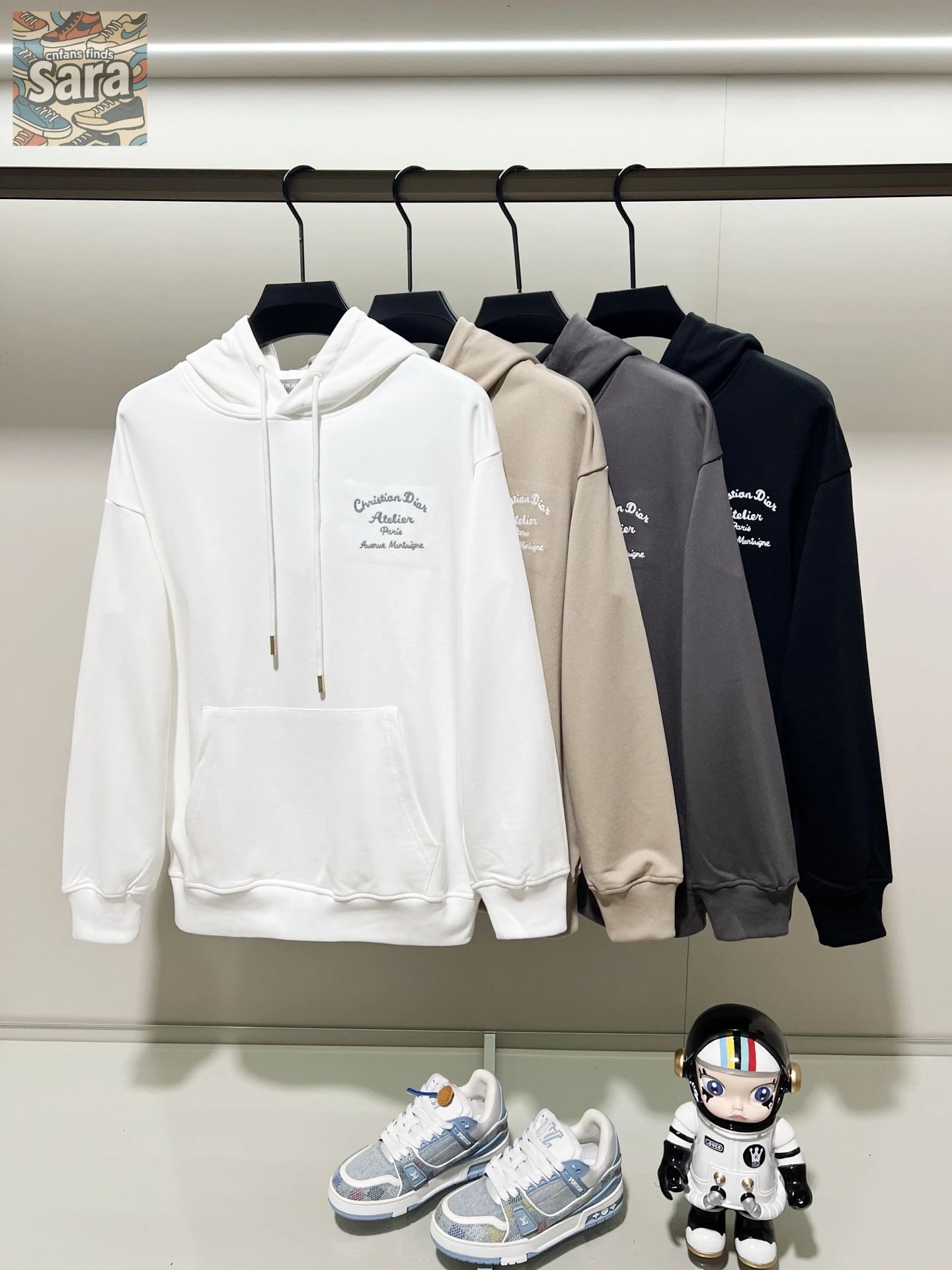 Christian Dior Atelier Paris Hoodie Sweatshirt Men Women Fashion Casual Wear