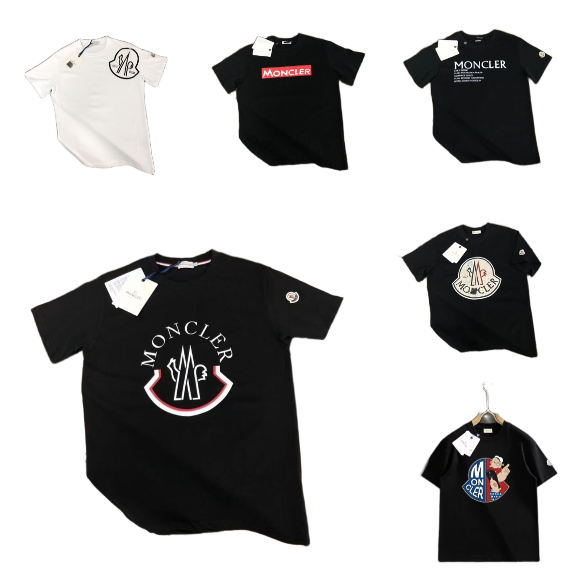 Moncler Logo T-Shirt Men's Casual Cotton Tee