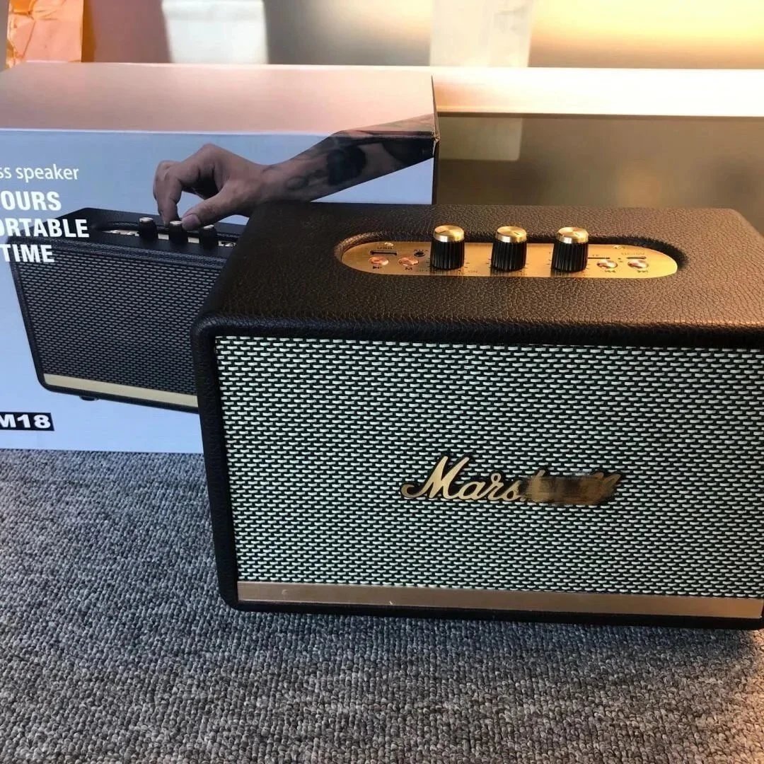 Marshall Portable Bluetooth Speaker with Classic Design and Premium Sound