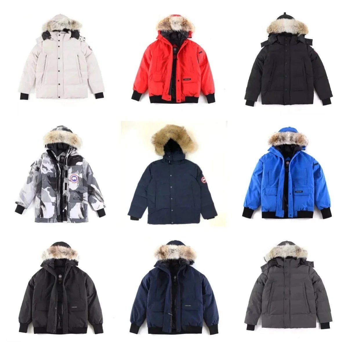 Canada Goose Winter Parka Jacket with Fur Hood