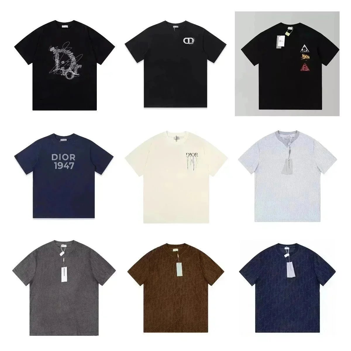 Dior Men's T-Shirts Collection - Luxury Fashion Tees