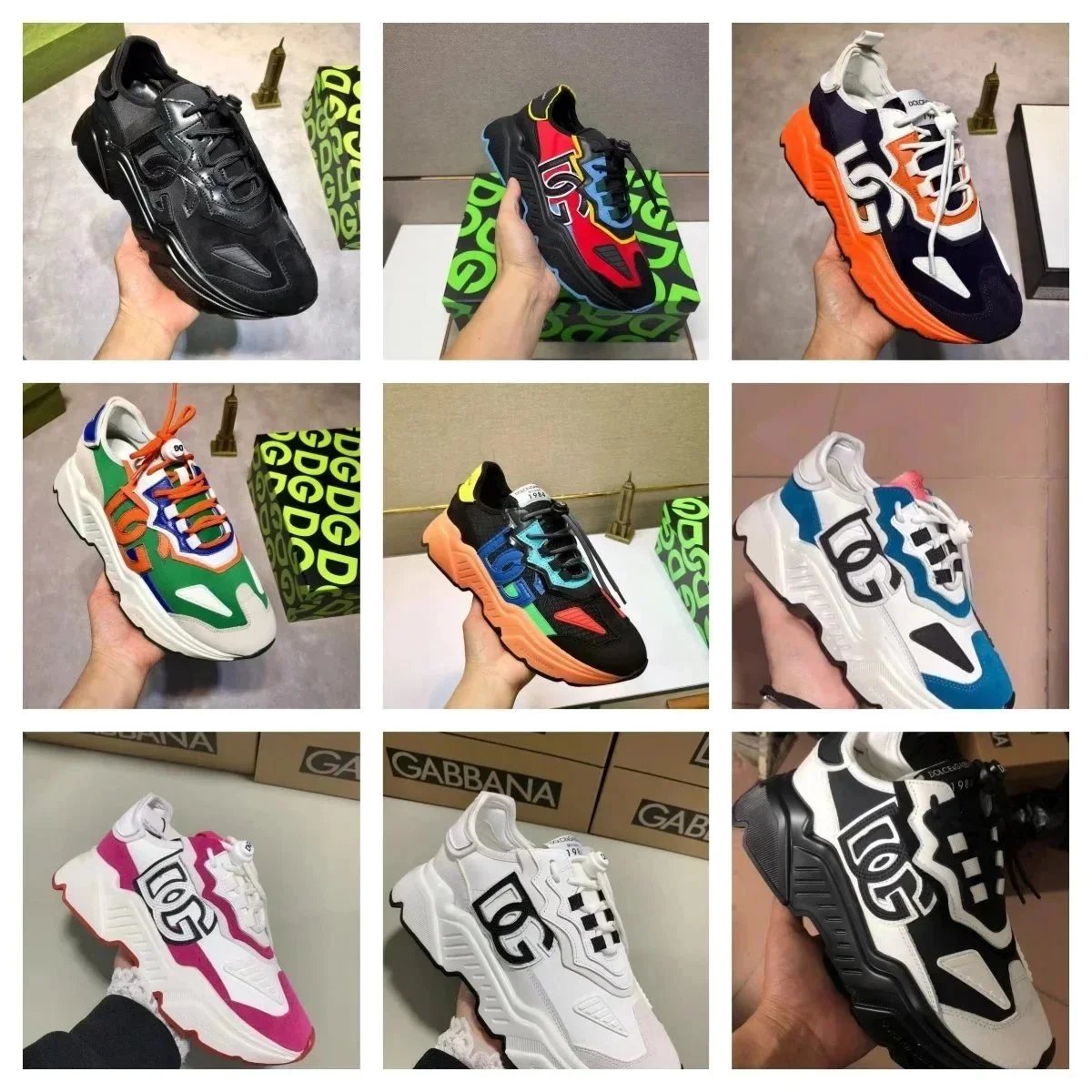 Dolce & Gabbana DG Logo Sneakers for Men and Women