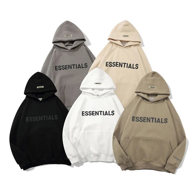 Essentials Hoodie Sweatshirt Unisex Oversized Logo Pullover