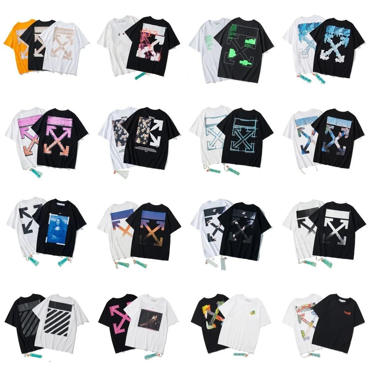 Off-White Arrow Print T-Shirts for Men and Women