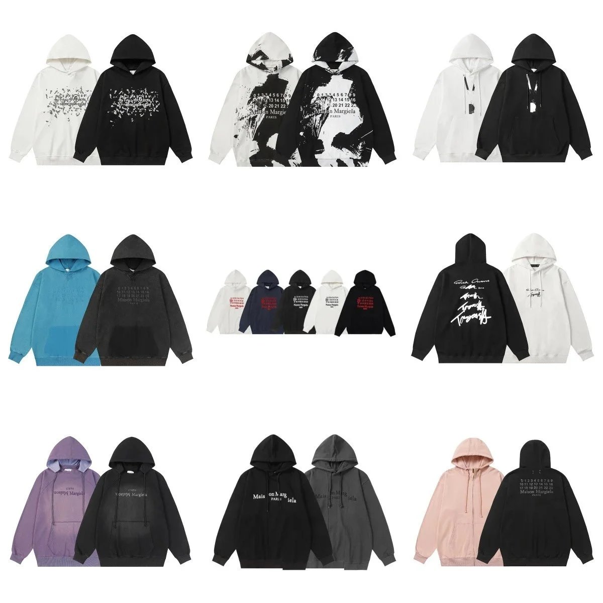 Maison Margiela Hoodies Sweatshirts Unisex Streetwear Fashion