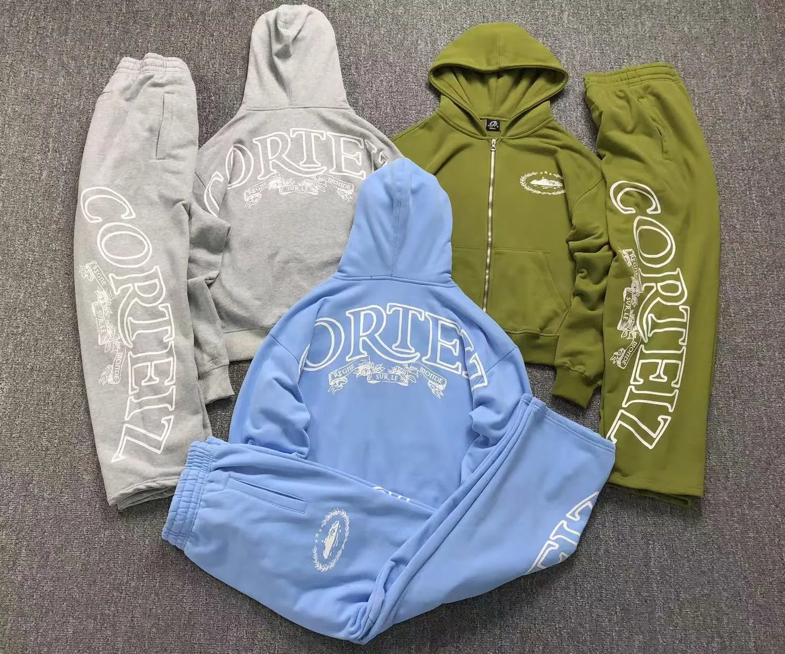 CORTEZ Hoodie and Sweatpants Set - Premium Streetwear Tracksuit
