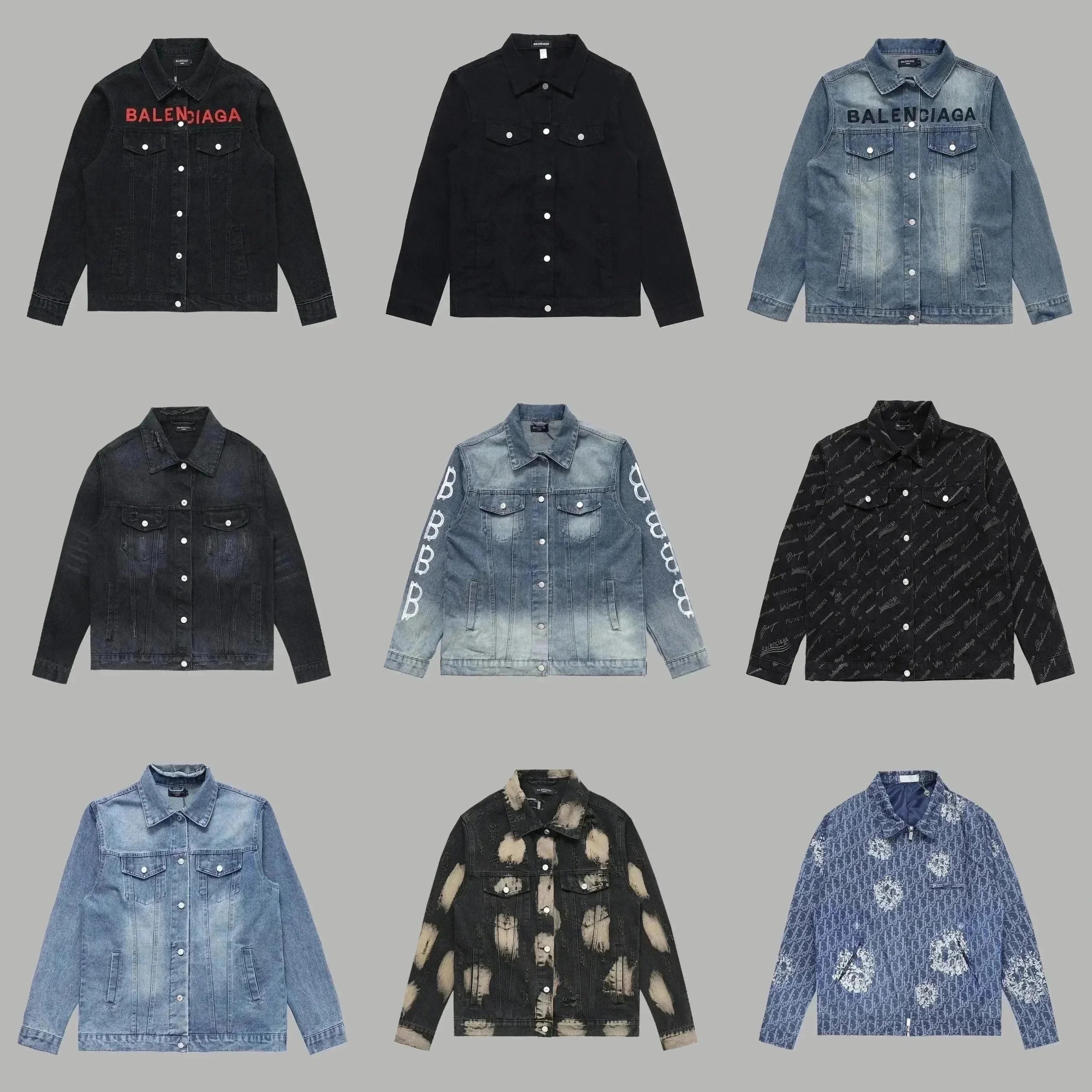 Balenciaga Denim Jackets for Men and Women