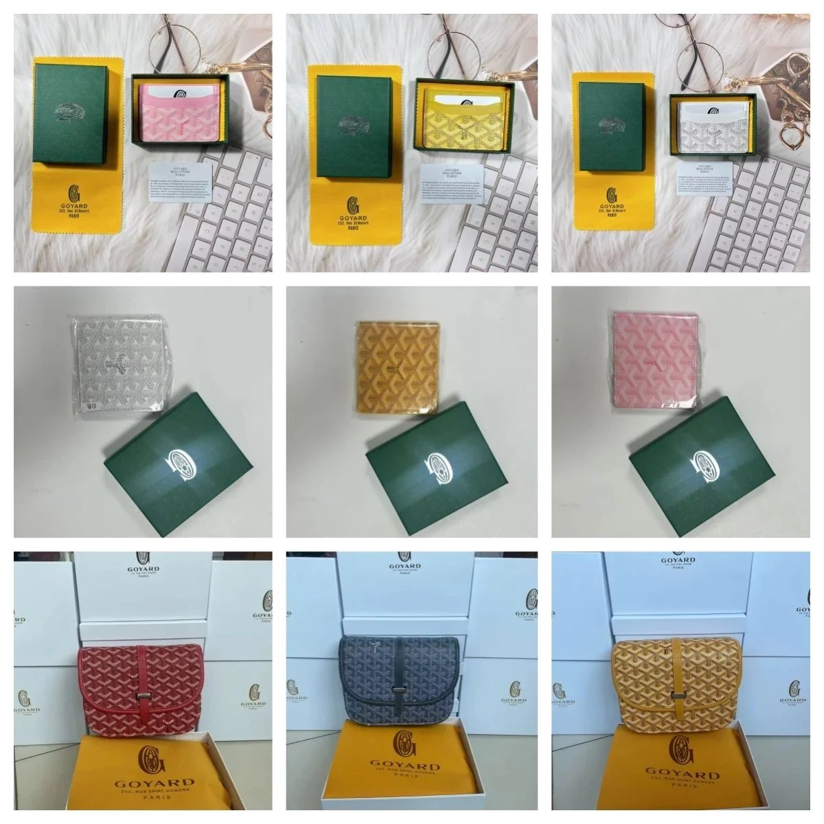 Goyard Mini Pochette Wallet in Classic Monogram Pattern