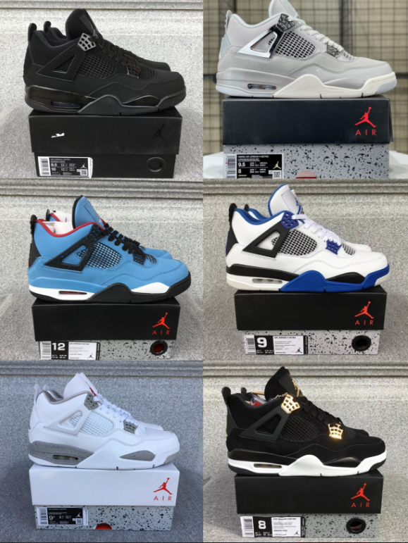 Air Jordan 4 Retro Shoes Men's Sneakers