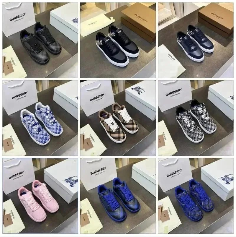 Burberry Sneakers for Men and Women - Classic Check and Solid Colors