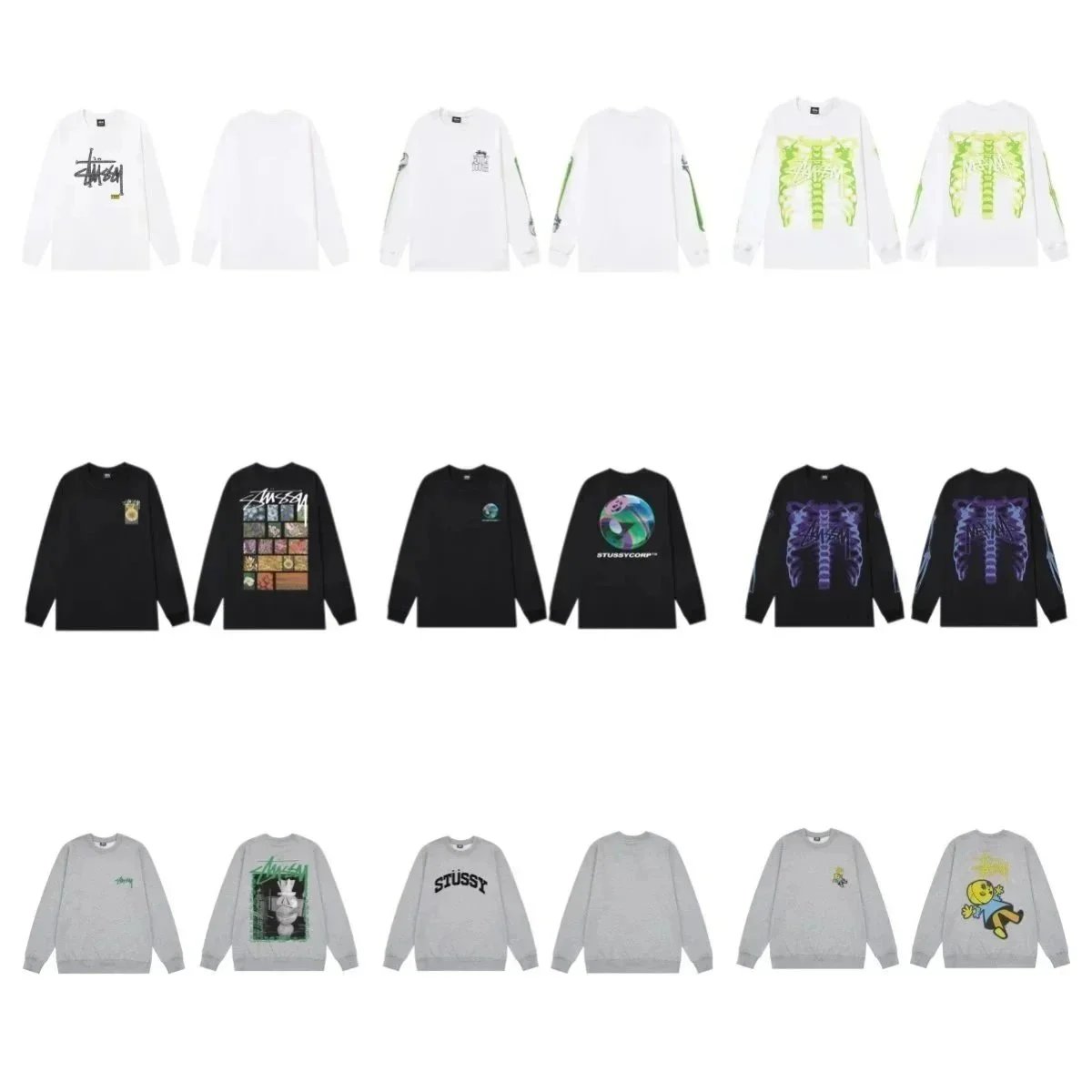 Stussy Long Sleeve T-Shirts Collection