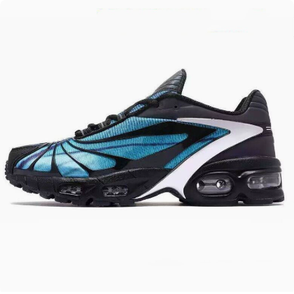 Nike Air Max Tailwind 4 Running Shoes Black Blue White