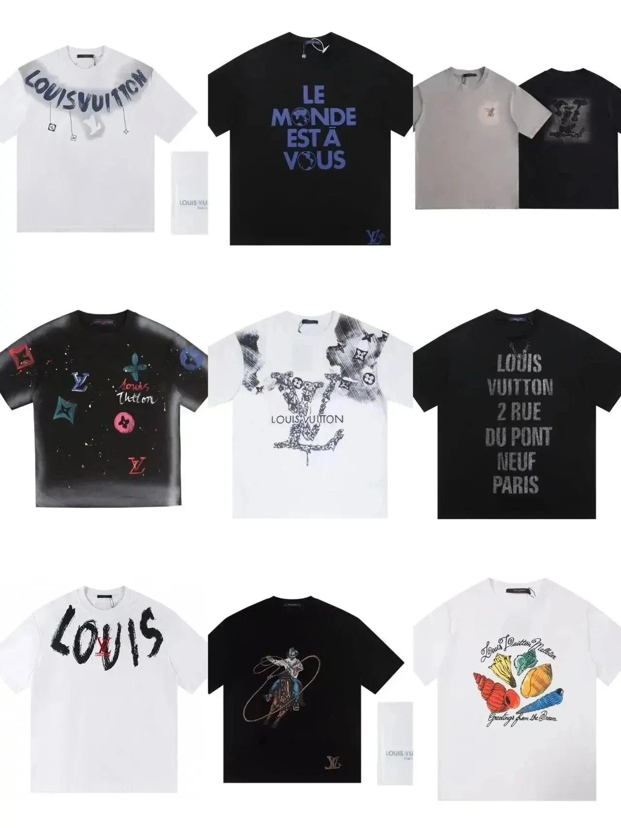 Louis Vuitton Men's T-Shirts Collection | Luxury Fashion Tees