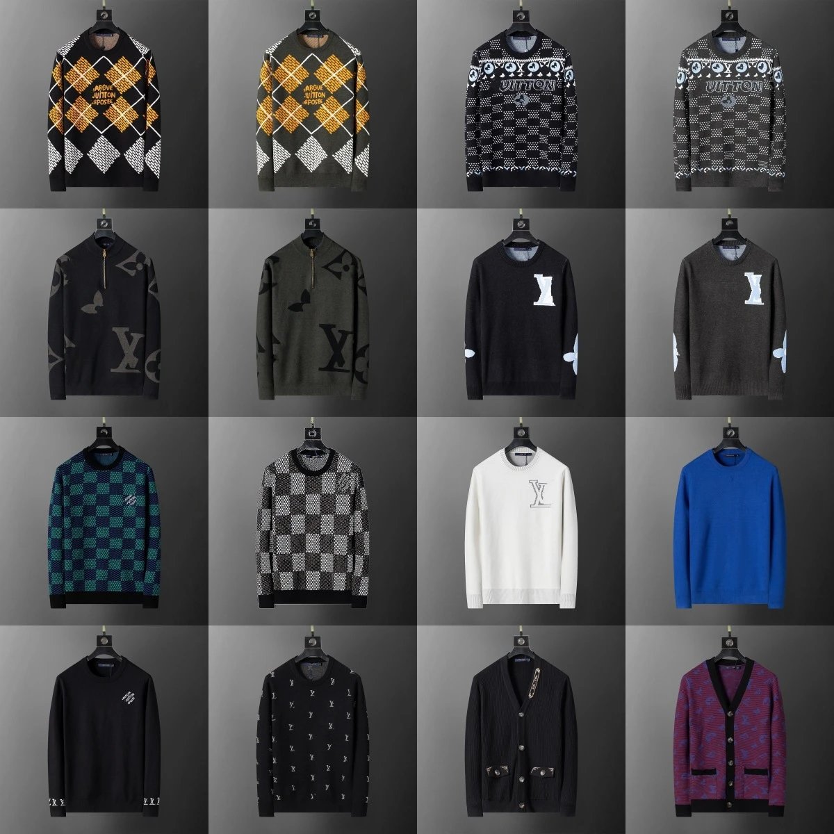 Luxury Louis Vuitton Knit Sweaters for Men