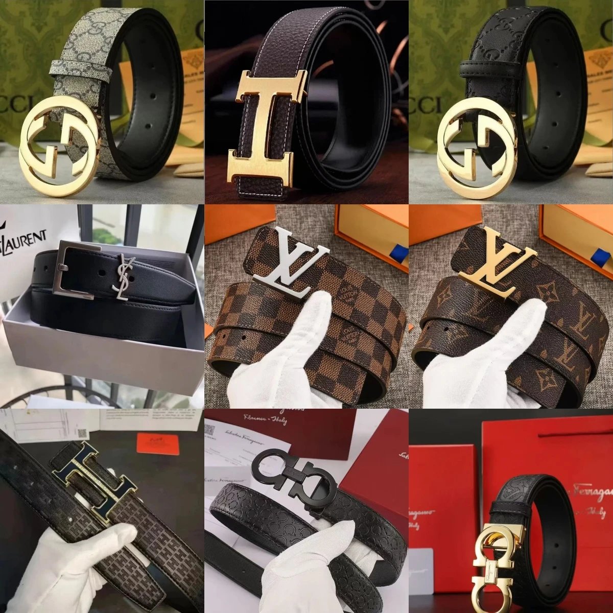 Premium Designer Leather Belts for Men and Women