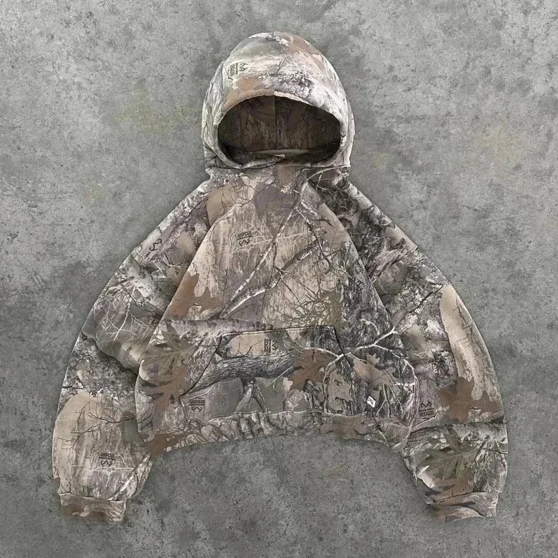 Realtree Camouflage Hoodie for Outdoor Hunting and Fishing