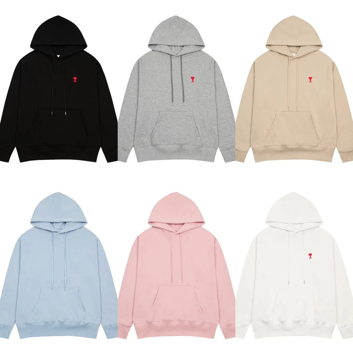Kith Red Logo Hoodie Unisex Sweatshirt Casual Streetwear