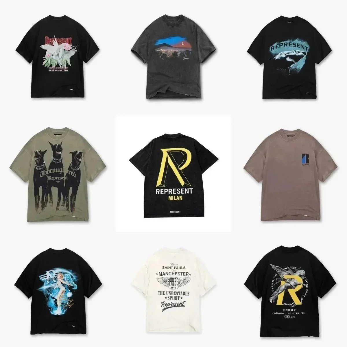 Represent T-Shirts Collection - Streetwear Fashion for Men