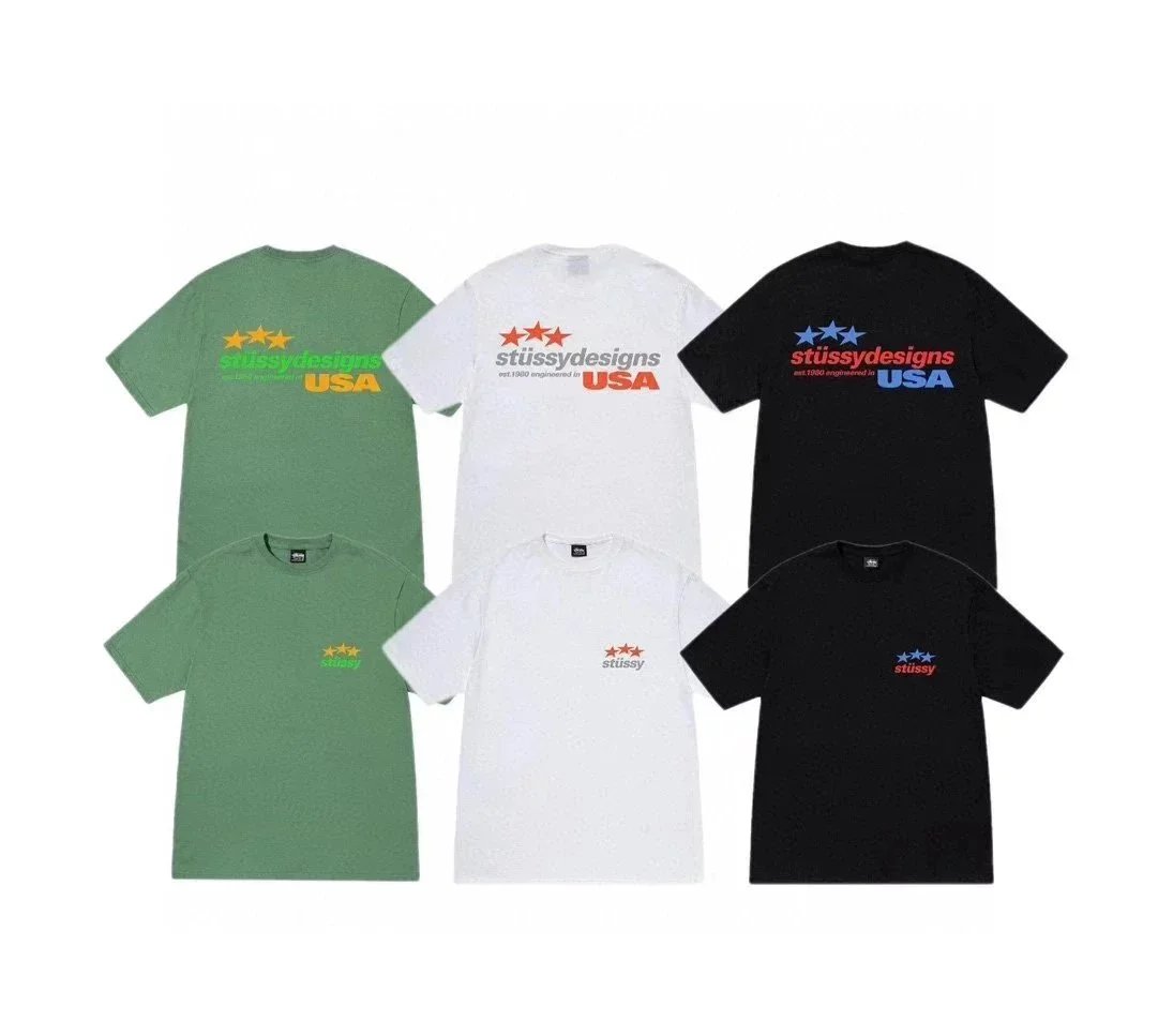 Stussy Designs USA T-Shirt - Classic American Style Tee