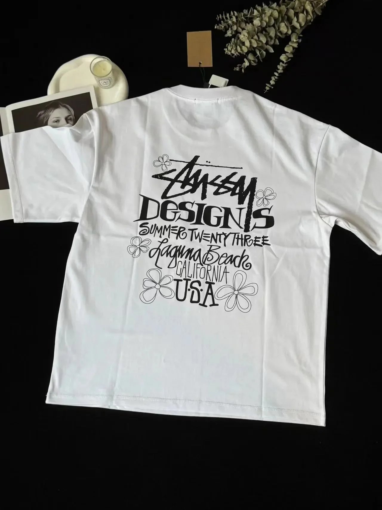 Stussy Designs Summer 2023 Laguna Beach T-Shirt White