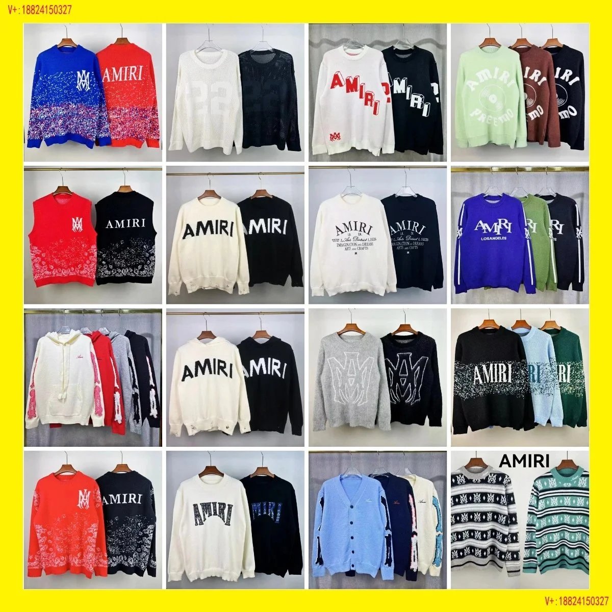 AMIRI Knit Sweaters & Hoodies for Men and Women