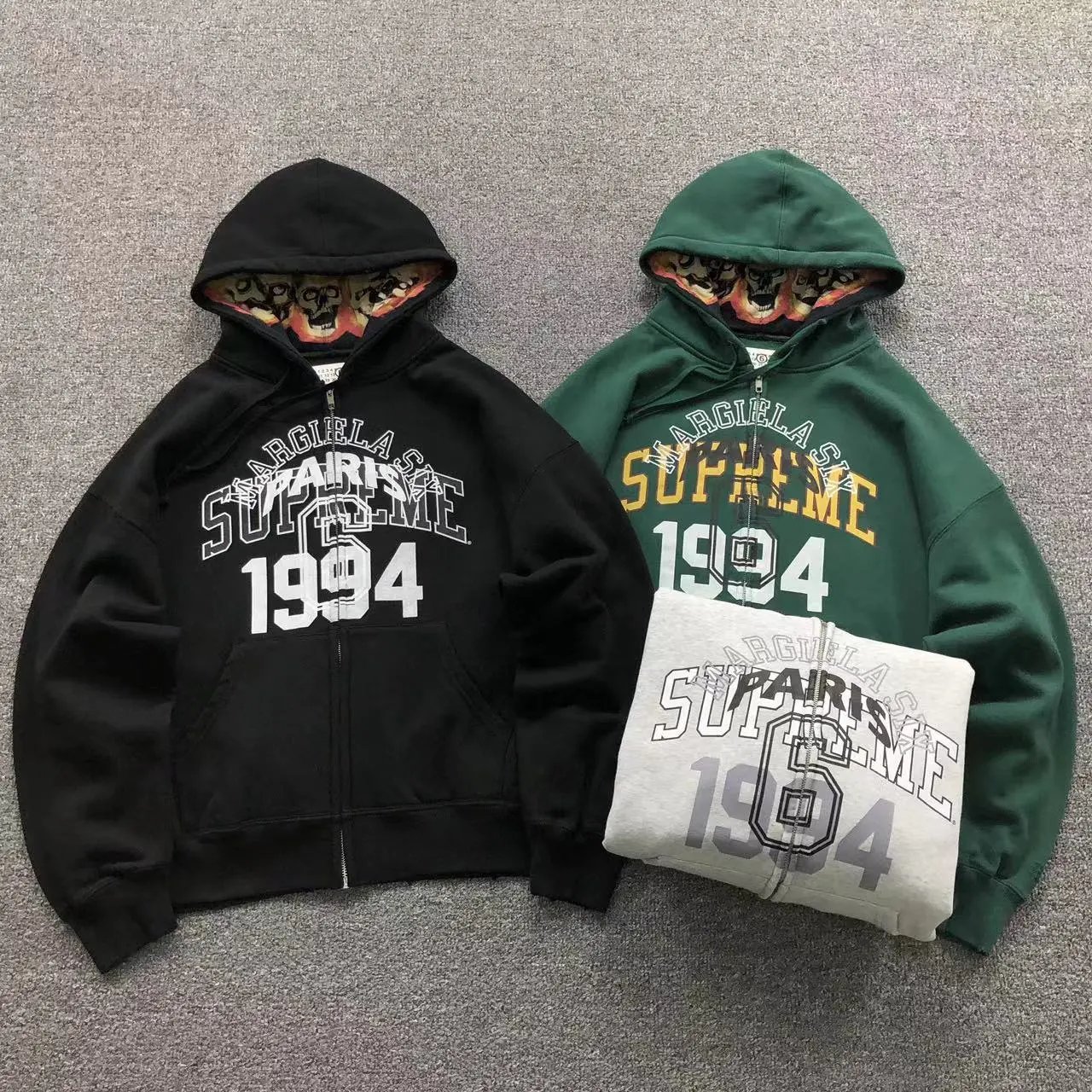 Supreme x Margiela 1994 Hoodie Zip-Up Sweatshirt