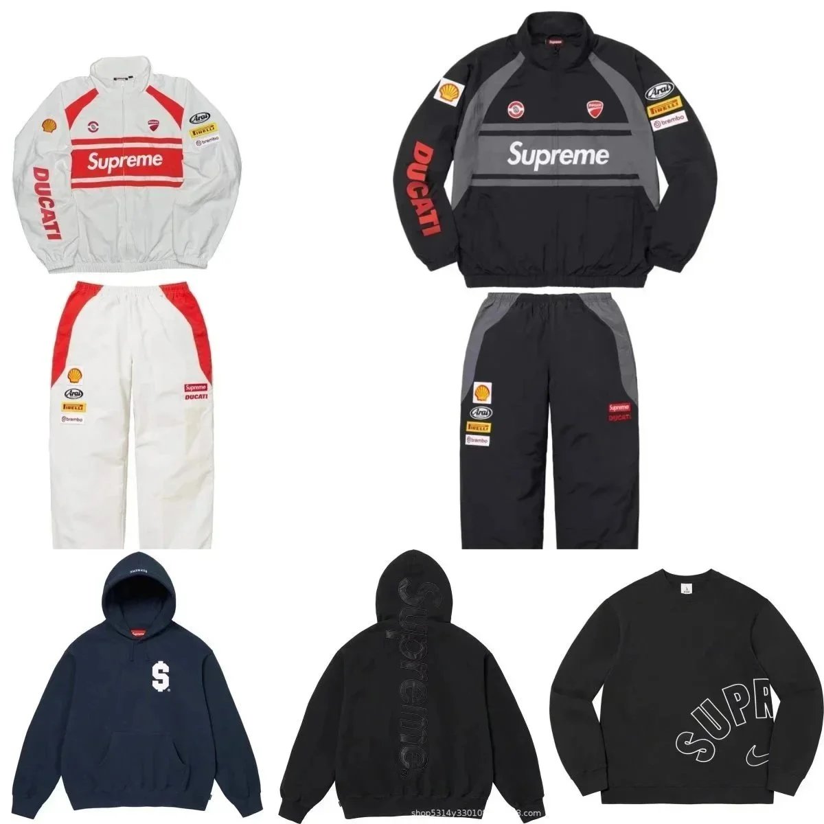 Supreme x Ducati Racing Track Suit & Hoodies Collection