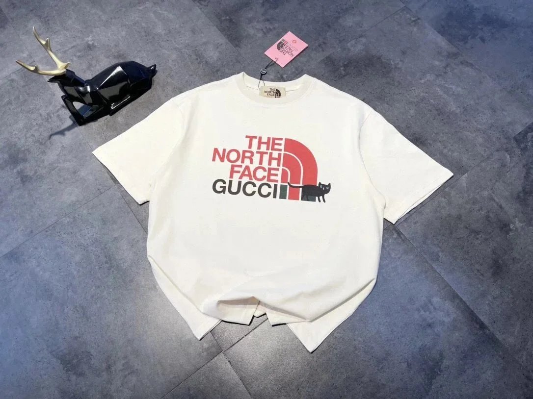 The North Face x Gucci Collaborative T-Shirt White Logo Tee