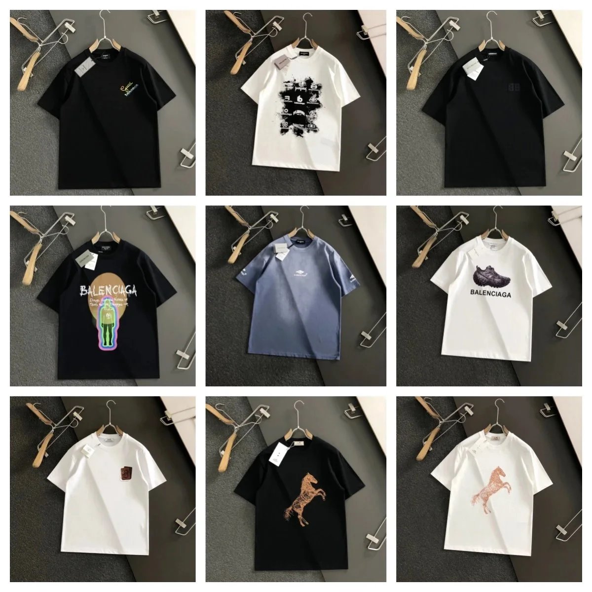 Balenciaga T-Shirts for Men - Fashionable Streetwear Design