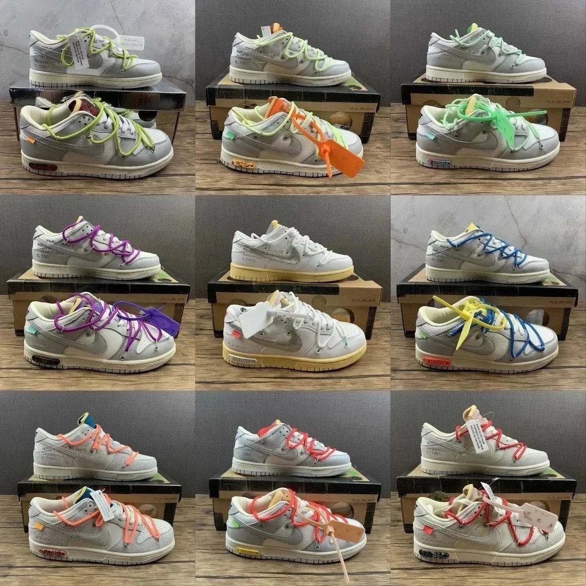 Nike SB Dunk Low x Travis Scott Cactus Jack White Grey Sneakers