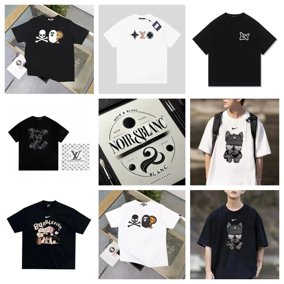 LV x Bape Collaborative T-Shirt Collection