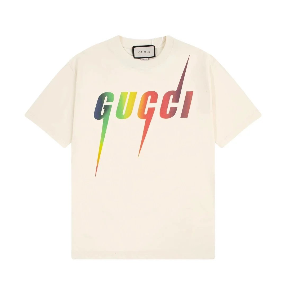 Gucci Rainbow Logo T-Shirt for Men