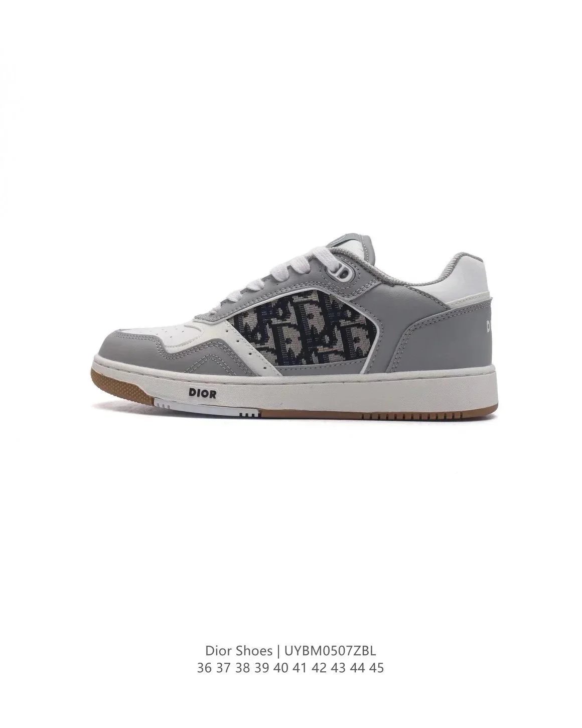 Dior Sneakers UYBM0507ZBL Grey White Men's Fashion Shoes