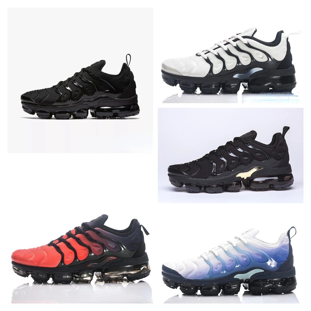 Nike Air VaporMax Plus Running Shoes Men Women Breathable Mesh Sneakers