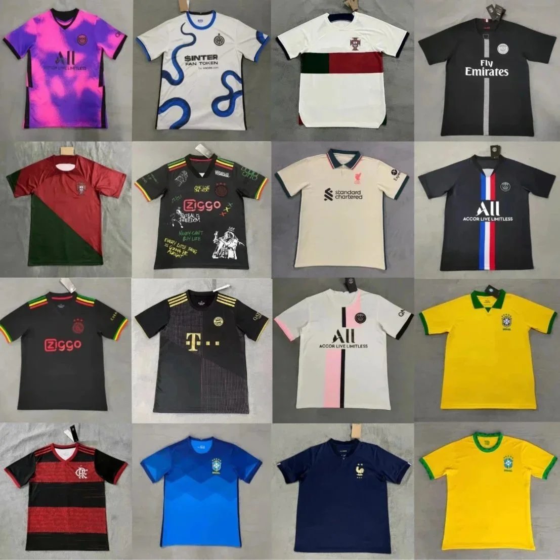 Official Football Club Jerseys for Men and Women