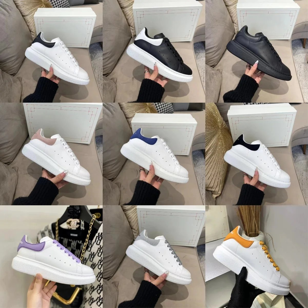 Stylish White Platform Sneakers for Women with Colorful Accents